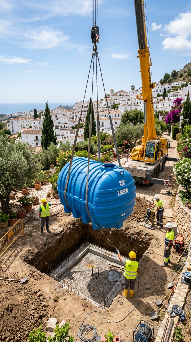 Depósitos de poliéster en Mijas: Solución a la Sequía